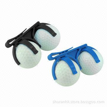 Golf ball holder, can hold 2 balls